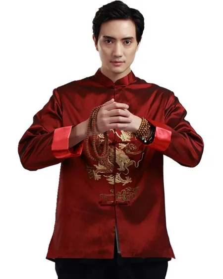Shanghai Story chinese men's Jacket chinese traditional clothing dragon Kungfu shirt chinese traditional Chinese Style Top Man
Shanghai Story chinese men's Jacket chinese traditional clothing dragon Kungfu shirt chinese traditional Chinese Style Top Man