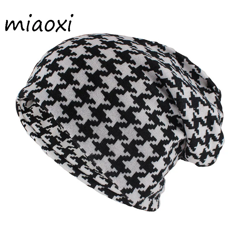 New Hip Hop Women Fashion Hat Houndstooth Autumn Warm Beanies Skullies Plaid Casual Gorros Soft Scarf Double Use Adult Hats
New Hip Hop Women Fashion Hat Houndstooth Autumn Warm Beanies Skullies Plaid Casual Gorros Soft Scarf Double Use Adult Hats