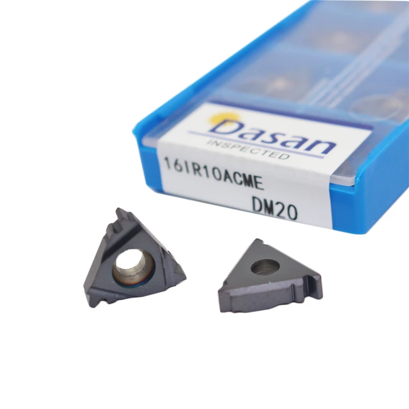 10pcs 16NR 16ER 10ACME DM20 Carbide Insert High Quality US system 29 Degree Thread Knife Blade cnc Lathe Threading Turning Tool
10pcs 16NR 16ER 10ACME DM20 Carbide Insert High Quality US system 29 Degree Thread Knife Blade cnc Lathe Threading Turning Tool