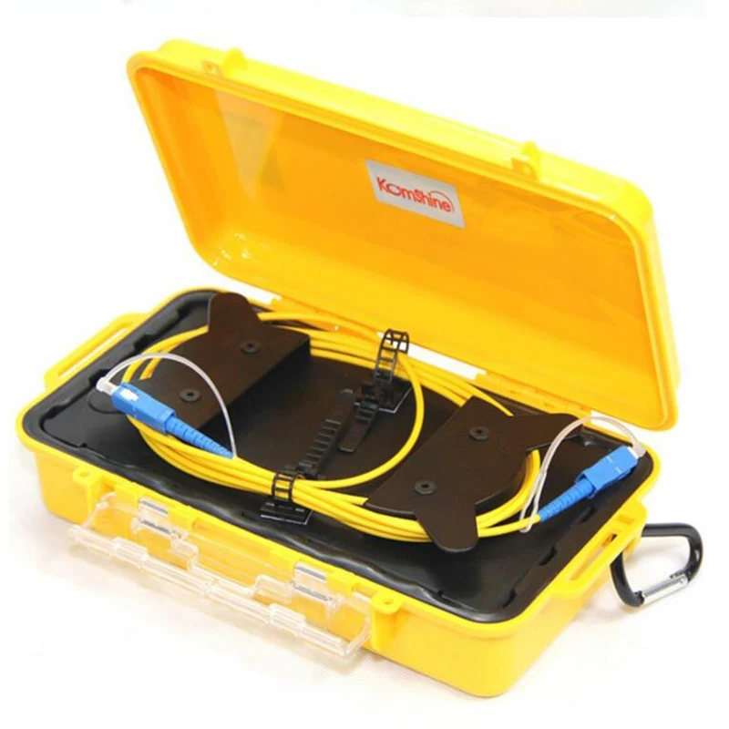 Komshine SC UPC 1KM 9/125um 1310/1550nm singlemode OTDR Launch Cable Box Fiber ring otdr launch cable OTDR optical fiber teste
Komshine SC UPC 1KM 9/125um 1310/1550nm singlemode OTDR Launch Cable Box Fiber ring otdr launch cable OTDR optical fiber teste