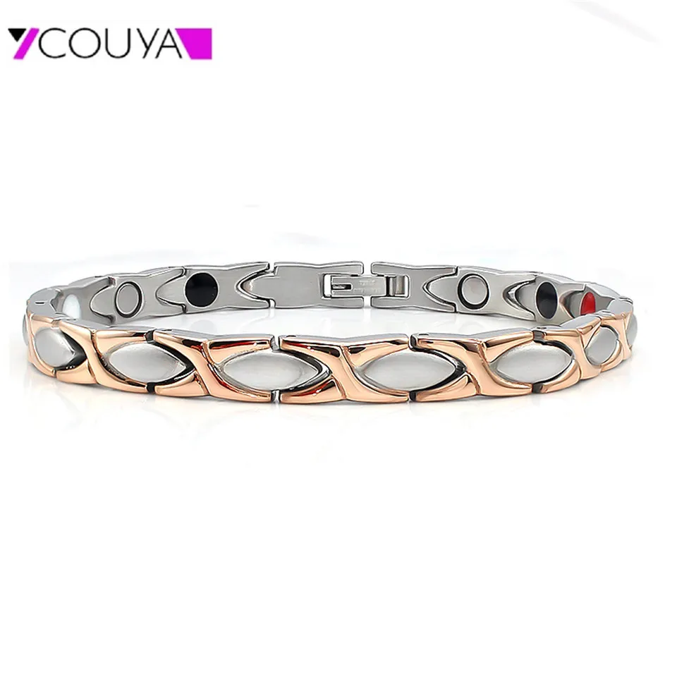 Shiny Fashion Bangle Stainless Steel Link Energy Bracelet Inspirational Chain Rose Gold Bracelet Wristband for Women /Men
Shiny Fashion Bangle Stainless Steel Link Energy Bracelet Inspirational Chain Rose Gold Bracelet Wristband for Women /Men