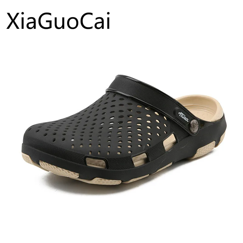Cross-border Summer Mens Sandals Baotou Hollow Large Size Hole Mens Beach Sandals Breathable Non-slip Beach Shoes
Cross-border Summer Mens Sandals Baotou Hollow Large Size Hole Mens Beach Sandals Breathable Non-slip Beach Shoes