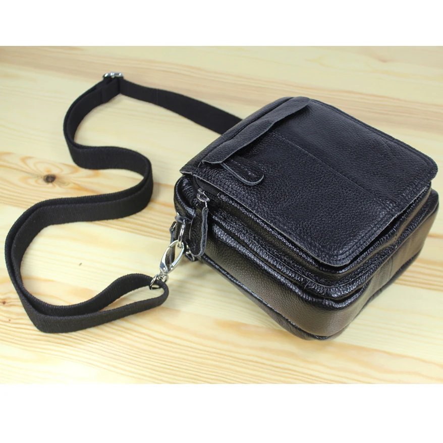 New Fashion Genuine Leather men messenger bags Small shoulder bags genuine leather bag for men crossbody Bag Casual Black M150
New Fashion Genuine Leather men messenger bags Small shoulder bags genuine leather bag for men crossbody Bag Casual Black M150