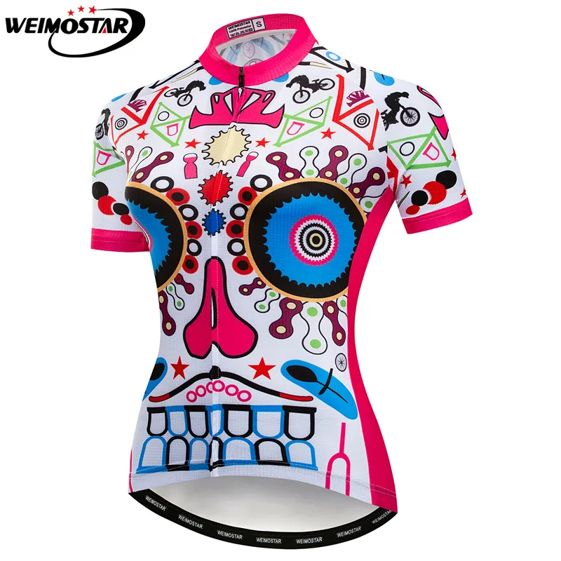 Weimostar Cycling Jersey women Bike Jerses 2018 road MTB bicycle Clothing Skull female Outdoor sportswear maillot Racing top
Weimostar Cycling Jersey women Bike Jerses 2018 road MTB bicycle Clothing Skull female Outdoor sportswear maillot Racing top