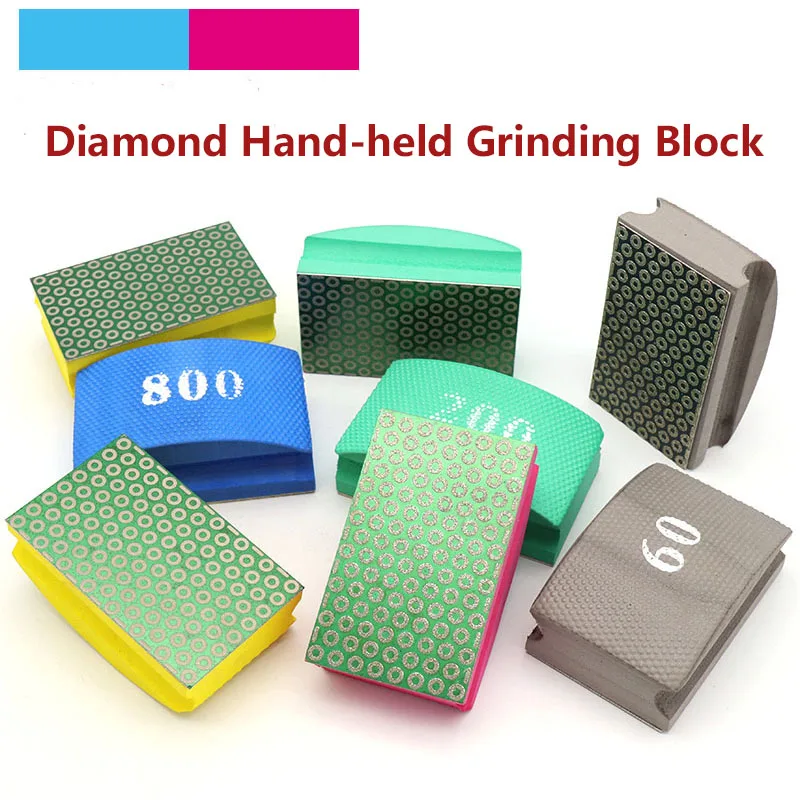 1pcs High Quality 60-800 Grit Diamond Hand Sanding Polishing Pads Abrasive Block for Stone Ceramics Glass Granite Grinding Tools
1pcs High Quality 60-800 Grit Diamond Hand Sanding Polishing Pads Abrasive Block for Stone Ceramics Glass Granite Grinding Tools