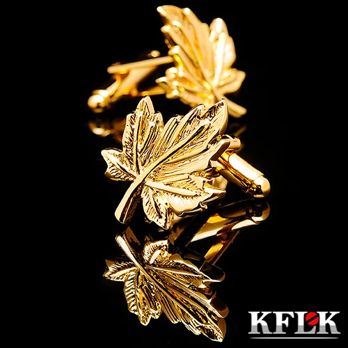 KFLK Luxury 2020 New HOT shirt cufflink for mens Brand cuff buttons Gold leaf cuff links High Quality abotoaduras Jewelry
KFLK Luxury 2020 New HOT shirt cufflink for mens Brand cuff buttons Gold leaf cuff links High Quality abotoaduras Jewelry