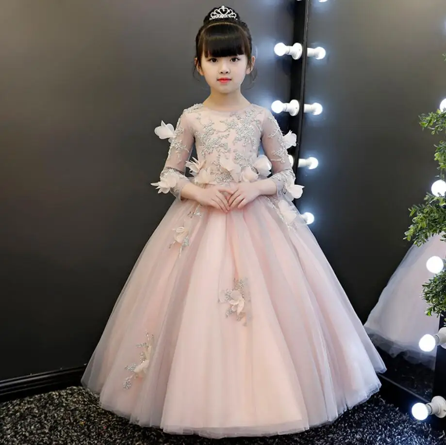 Glizt Flower Girls Dresses For Wedding Pink Floral Tulle Girl Formal Birthday Dress Party Princess Gown First Communion Gown
Glizt Flower Girls Dresses For Wedding Pink Floral Tulle Girl Formal Birthday Dress Party Princess Gown First Communion Gown