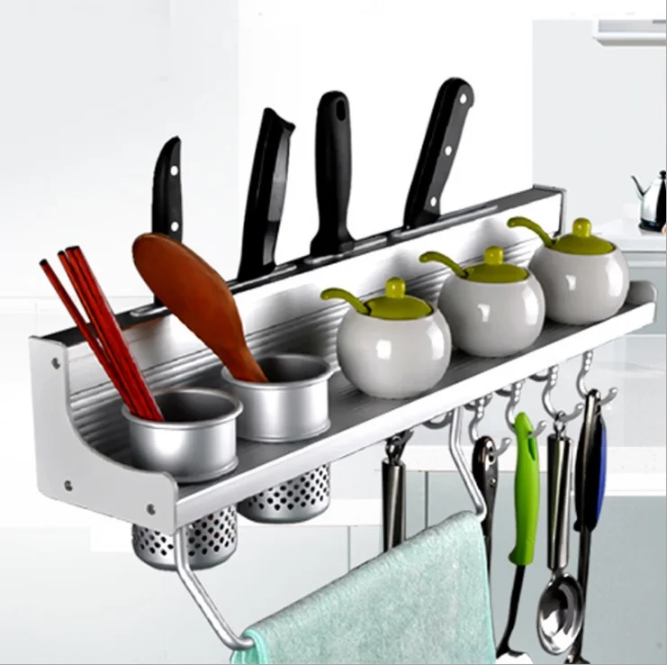 Aluminum alloy kitchen shelf, wall hanging storage rack, seasoning knife rack, storage rack, pendant hook
Aluminum alloy kitchen shelf, wall hanging storage rack, seasoning knife rack, storage rack, pendant hook