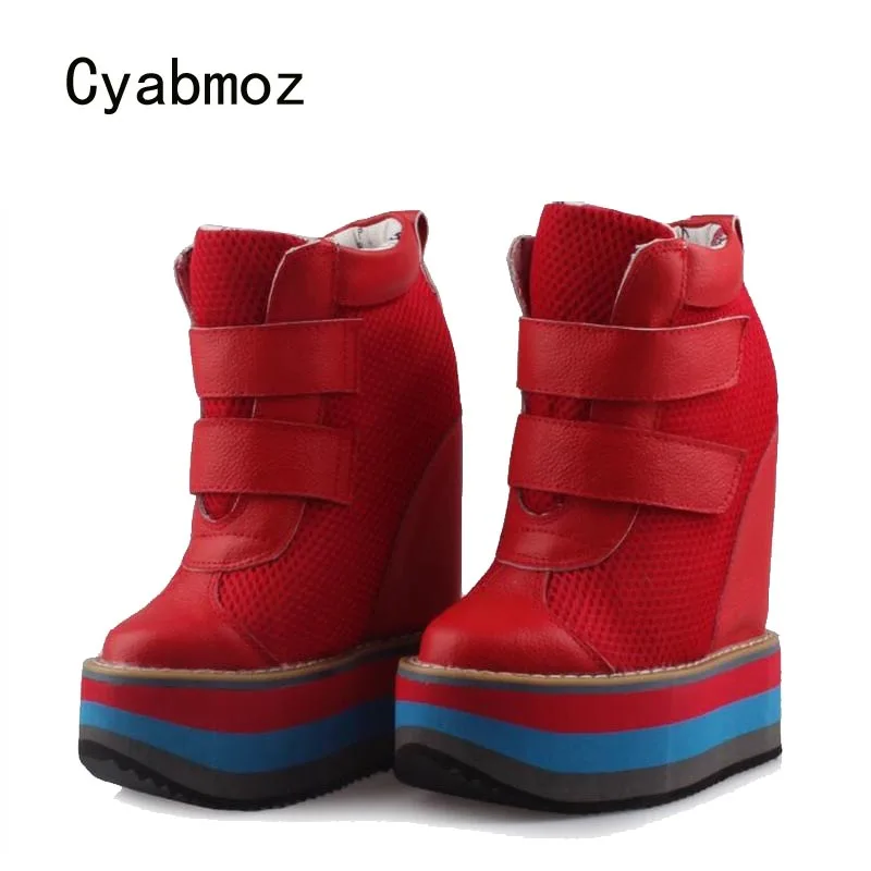 Cyabmoz Women Shoes High heels height increasing Breathable Mesh Woman Pumps Sneakers Party Shoes Zapatos mujer Tenis feminino
Cyabmoz Women Shoes High heels height increasing Breathable Mesh Woman Pumps Sneakers Party Shoes Zapatos mujer Tenis feminino
