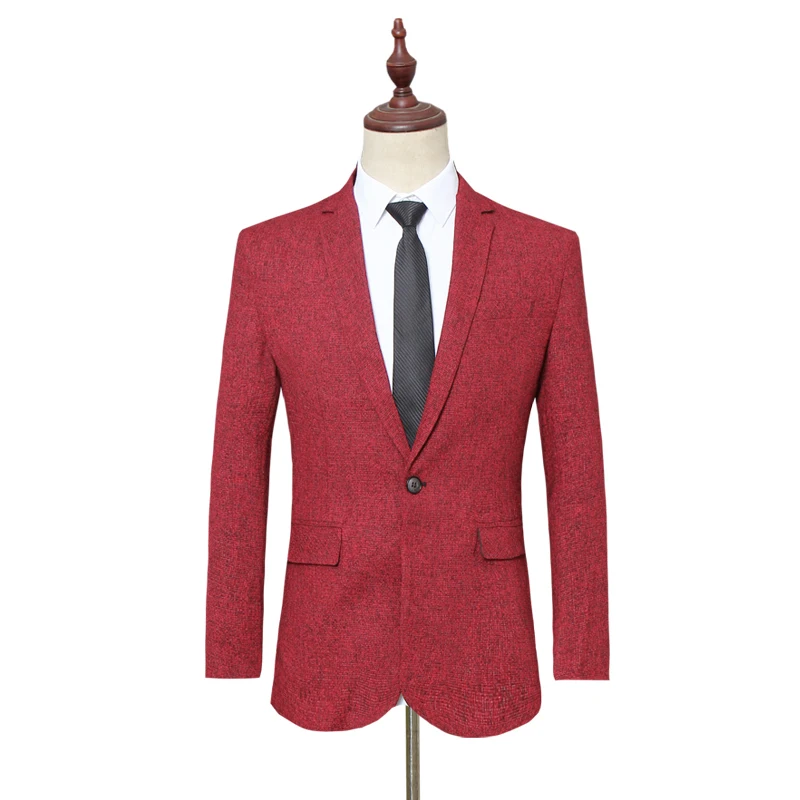 Red 2019 Men Blazer Autumn New Mens Casual Business Dress Suit Jacket Men Brand Clothing Fashion Slim Fit Men's Blazers Coat
Red 2019 Men Blazer Autumn New Mens Casual Business Dress Suit Jacket Men Brand Clothing Fashion Slim Fit Men's Blazers Coat