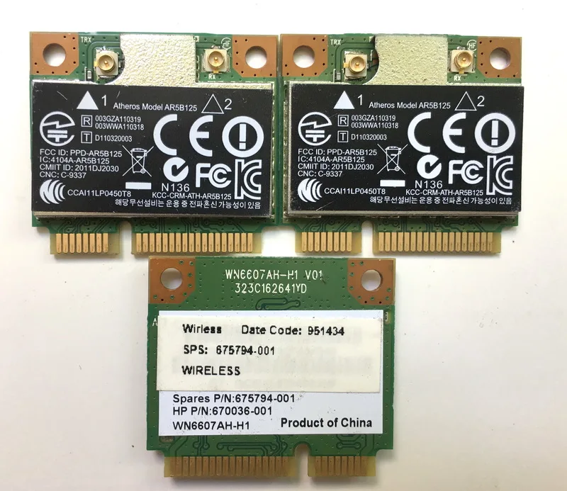 Wholesale Wireless Card For Atheros AR5B125 Half MINI PCI-E 802.11n B/g/n For HP 640 G1 640 G1 645 G1
Wholesale Wireless Card For Atheros AR5B125 Half MINI PCI-E 802.11n B/g/n For HP 640 G1 640 G1 645 G1