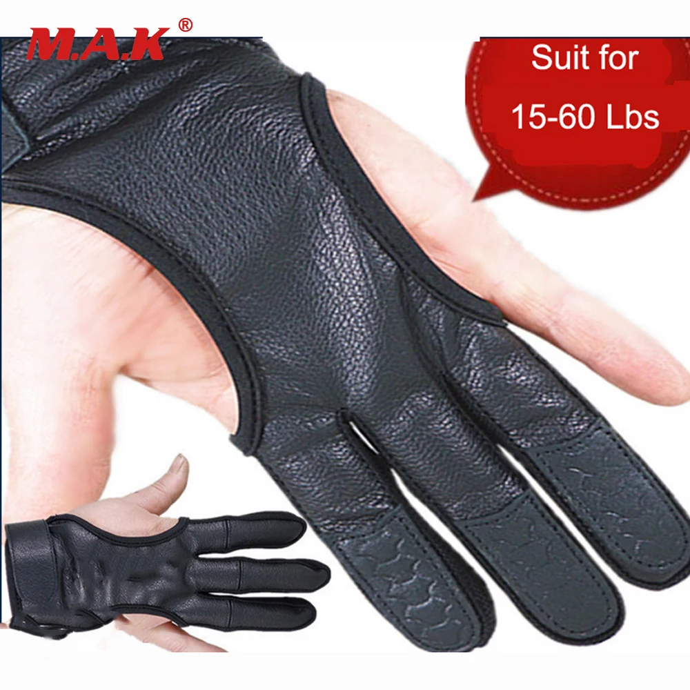 3 Finger Gloves Leather in Black High Elastic Hand Protection Archery Protective Gloves for Archery Hunting Shooting
3 Finger Gloves Leather in Black High Elastic Hand Protection Archery Protective Gloves for Archery Hunting Shooting