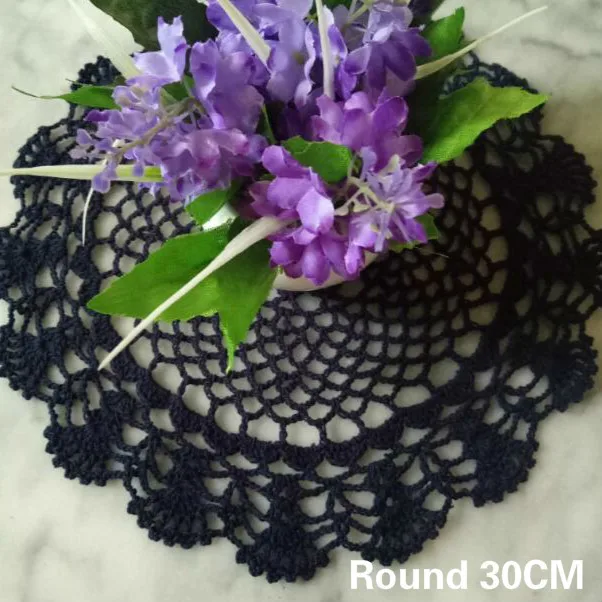 30CM Round Vintage Cotton Placemat Cup Coaster Mug Wedding Drink Table Place Mat Cloth Lace Crochet Tea Coffee Doily Dish Pad
30CM Round Vintage Cotton Placemat Cup Coaster Mug Wedding Drink Table Place Mat Cloth Lace Crochet Tea Coffee Doily Dish Pad