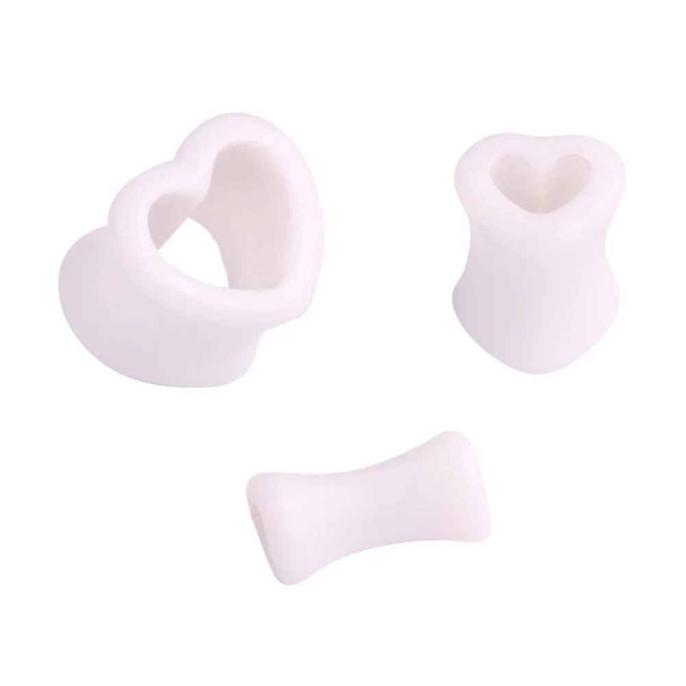 1 par expansor de oreja de acrílico piercing color caramelo oído ensanchador de conectores expansores de 4-12mm oreja piercings pendientes tapones cuerpo joyería de los hombres - 1