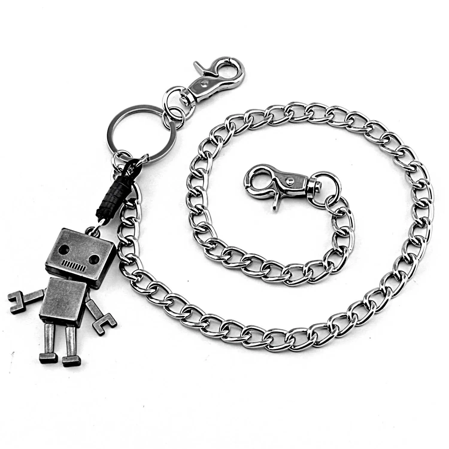 Fashion Punk Hip-hop Trendy leather Belts Waist Chain Male Pants Chain Men women Jeans Silver Metal Clothing Accessories WZ11
Fashion Punk Hip-hop Trendy leather Belts Waist Chain Male Pants Chain Men women Jeans Silver Metal Clothing Accessories WZ11