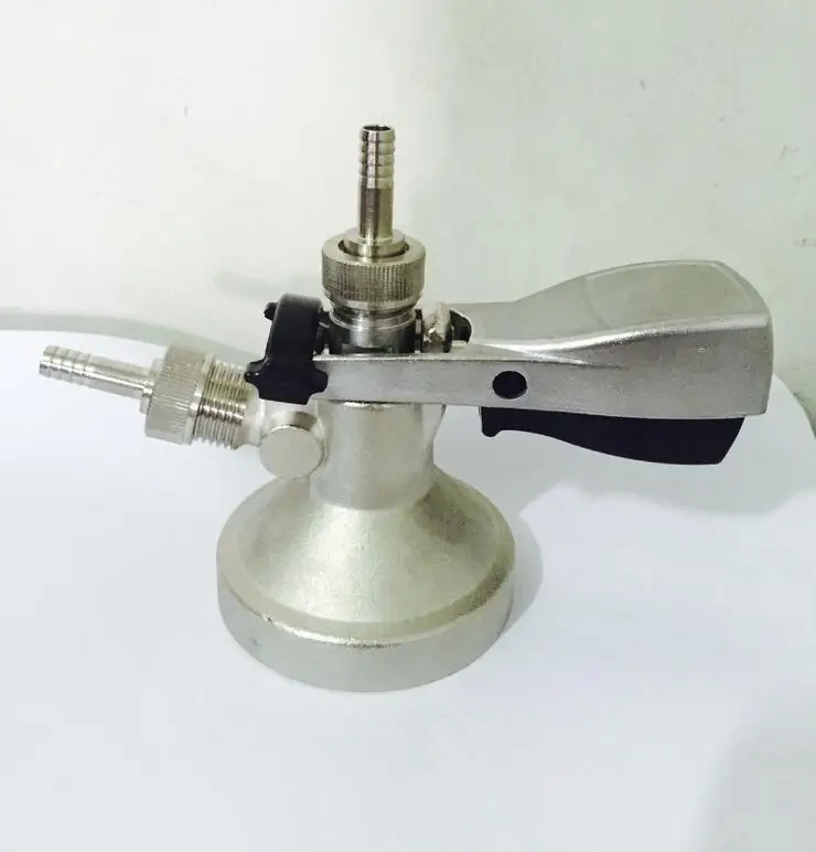 Beer dispenser stainless steel handle brass valve, Bar pressure blowing beer dispenser valve, Restaurant Kegerator Tap homebrew
Beer dispenser stainless steel handle brass valve, Bar pressure blowing beer dispenser valve, Restaurant Kegerator Tap homebrew