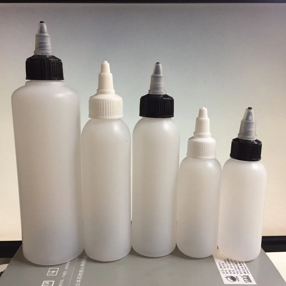 Free shipping 100pcs 30ml,60ml,100ml,120ml twist cap empty plastic tattoo ink dropper bottle with twist off cap glue bottles
Free shipping 100pcs 30ml,60ml,100ml,120ml twist cap empty plastic tattoo ink dropper bottle with twist off cap glue bottles