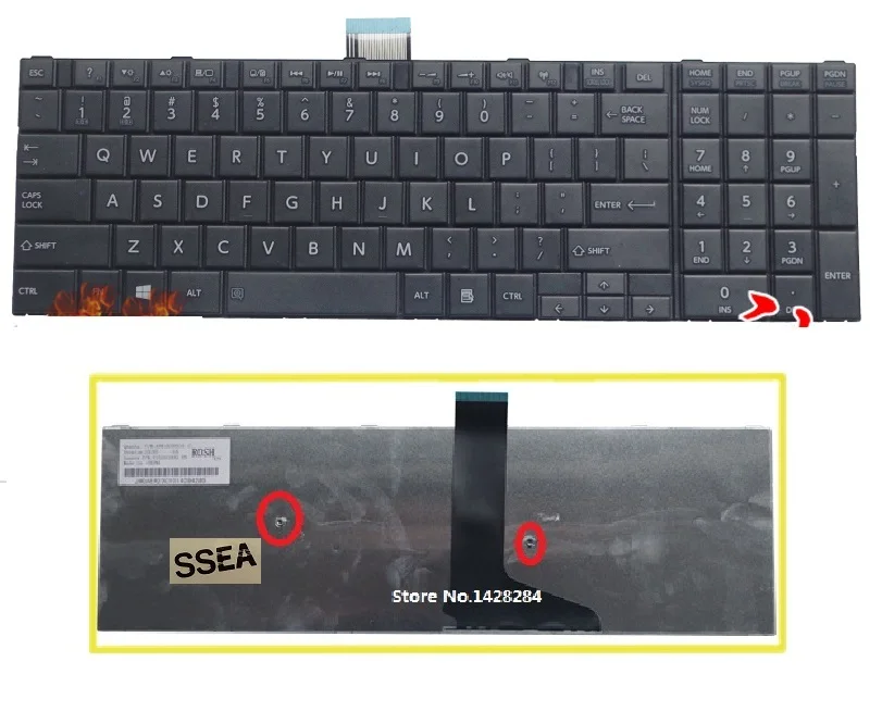Новая клавиатура для ноутбука SSEA для Toshiba Satellite C70 C70-A C70D-A C70-A-00G C75 C70D-A-00M C75D
Новая клавиатура для ноутбука SSEA для Toshiba Satellite C70 C70-A C70D-A C70-A-00G C75 C70D-A-00M C75D