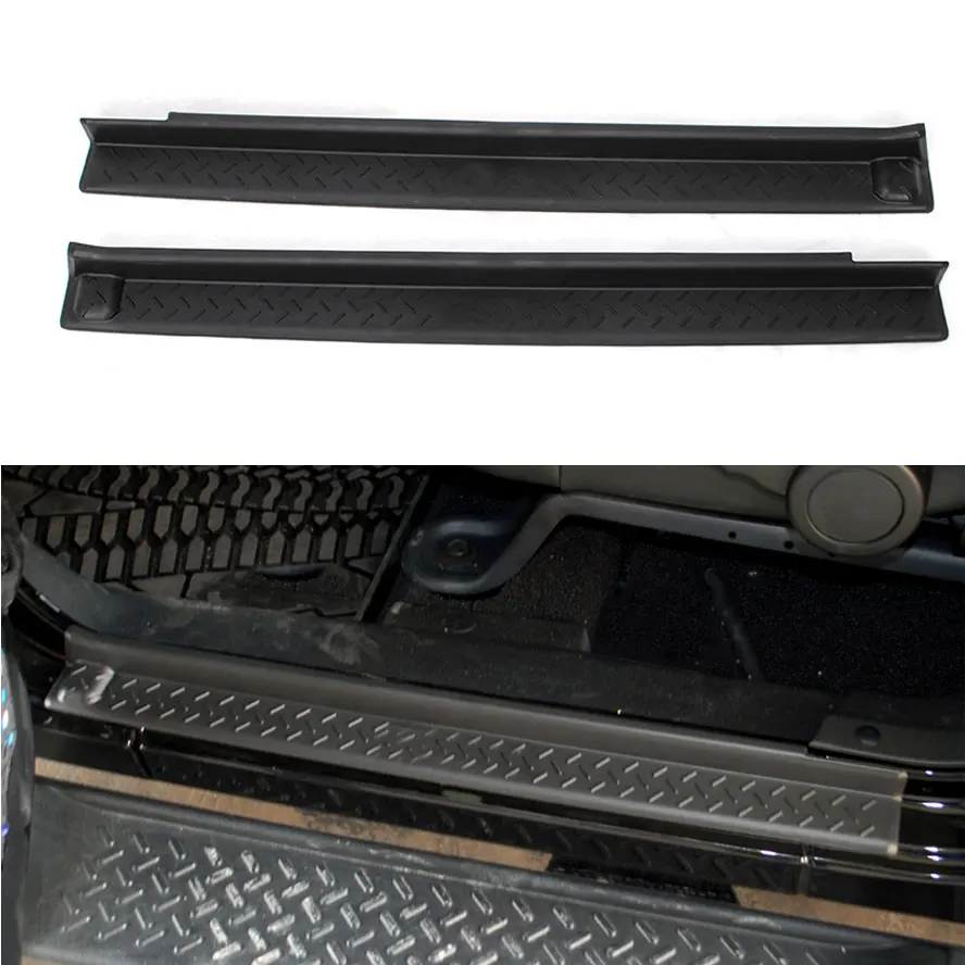 2pcs/set Black Stainless Steel Door Sill Entry Guards Scuff Plate Kit For Jeep Wrangler 2007-2015 Car Styling Auto Accessories
2pcs/set Black Stainless Steel Door Sill Entry Guards Scuff Plate Kit For Jeep Wrangler 2007-2015 Car Styling Auto Accessories