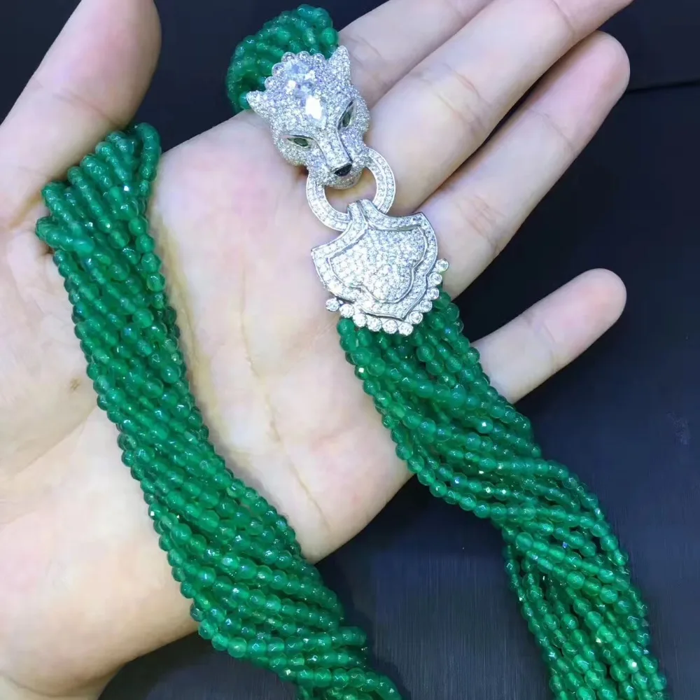 natural chalcedony chokers necklace multi layers green color 925 sterling silver leopard fine women jewelry free shipping
natural chalcedony chokers necklace multi layers green color 925 sterling silver leopard fine women jewelry free shipping