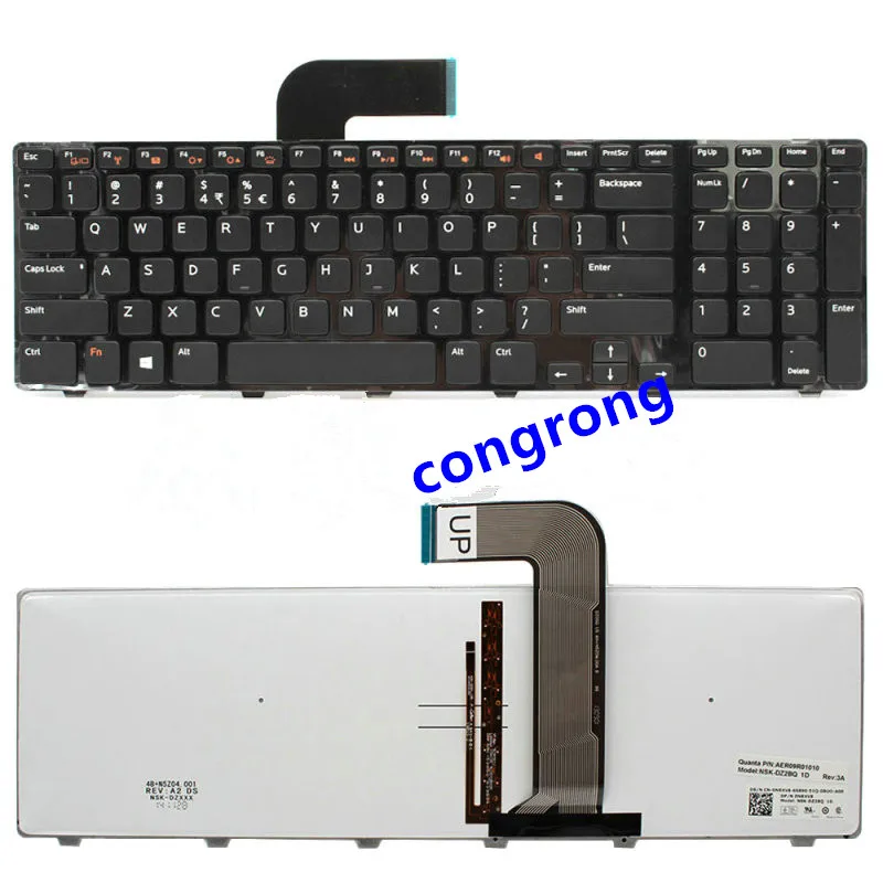 Laptop keyboard for dell 5720 7720 N7110 17R L702X Vostro3750 series US keyboarded with backlit black and gray
Laptop keyboard for dell 5720 7720 N7110 17R L702X Vostro3750 series US keyboarded with backlit black and gray