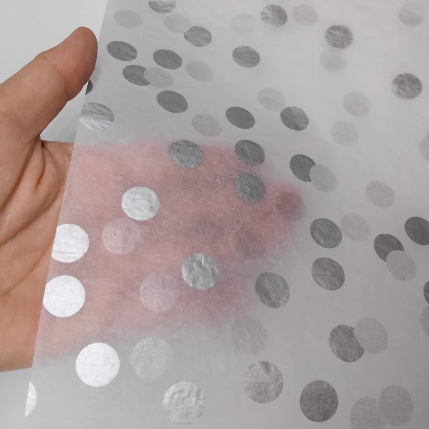 100pcs Metallic Shining Silver Polka Dots Wrapping Tissue Paper for Decoration, Party and Gift Wrapping Free Shipping
100pcs Metallic Shining Silver Polka Dots Wrapping Tissue Paper for Decoration, Party and Gift Wrapping Free Shipping