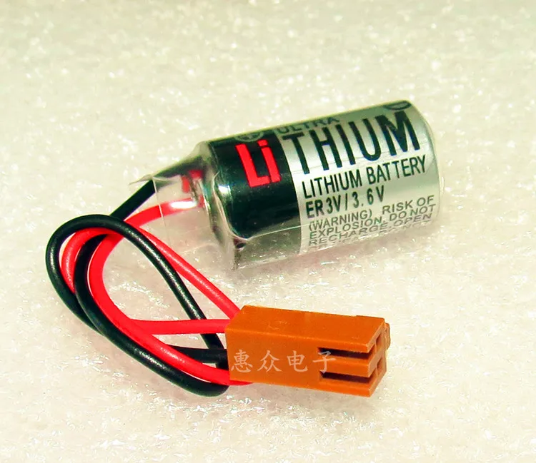 2 шт./лот 100% оригинальный новый ER3V 3,6 В 1000 мАч зеркальный ПЛК литиевый аккумулятор с коричневой вилкой Бесплатная доставка
2 шт./лот 100% оригинальный новый ER3V 3,6 В 1000 мАч зеркальный ПЛК литиевый аккумулятор с коричневой вилкой Бесплатная доставка