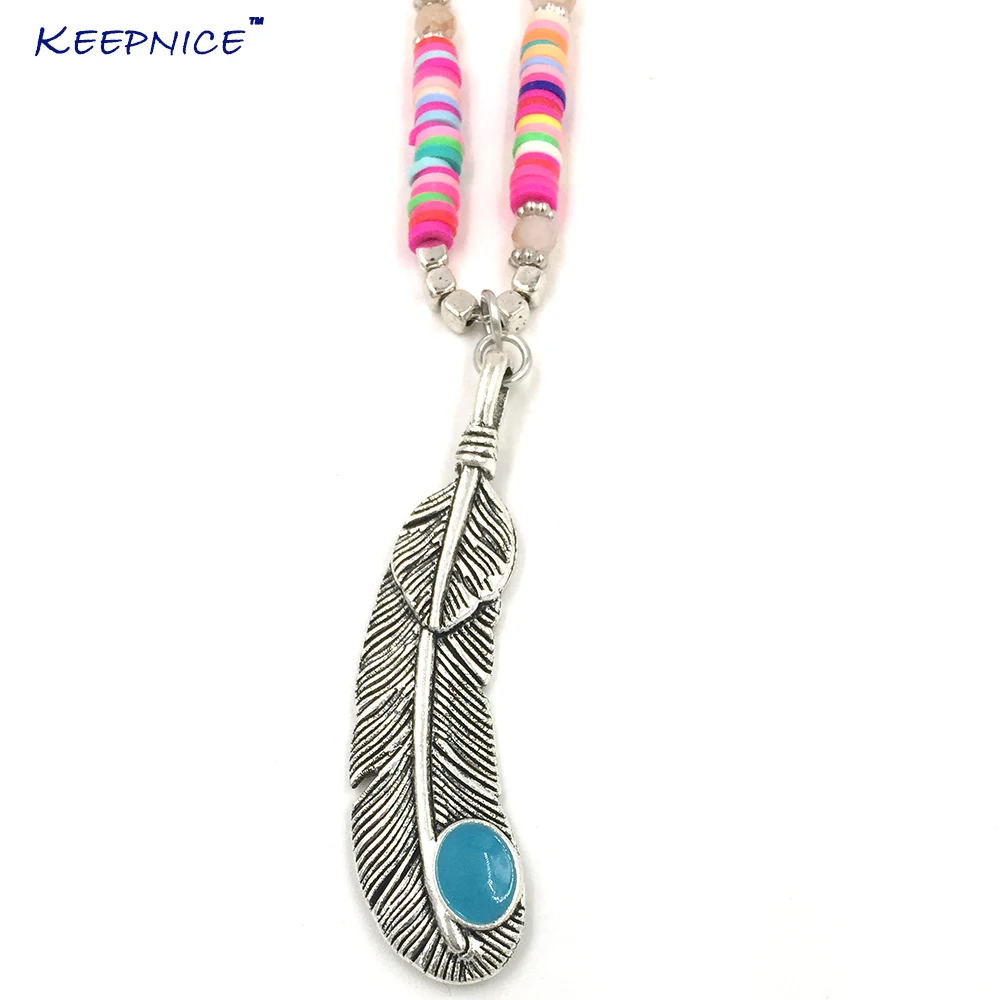 New Personalized Handmade Jewelry Supplier seedbeads Chain Vintage feather Leaf Pendents blue eye Boho Bohemia Long Necklaces
New Personalized Handmade Jewelry Supplier seedbeads Chain Vintage feather Leaf Pendents blue eye Boho Bohemia Long Necklaces