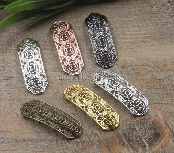 14x45mm Multi-color Plated Brass Metal Blank Rectangle Filigree Flower Links Wraps Connectors DIY Jewelry Findings Connectors
14x45mm Multi-color Plated Brass Metal Blank Rectangle Filigree Flower Links Wraps Connectors DIY Jewelry Findings Connectors