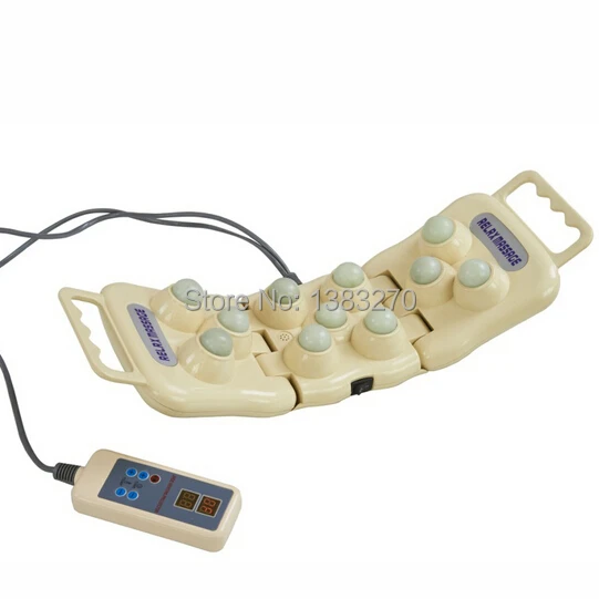 Infrared heated magnetic jade stone Foldable 11 natural Jade balls handhold physical therapy heating waist support massage
Infrared heated magnetic jade stone Foldable 11 natural Jade balls handhold physical therapy heating waist support massage