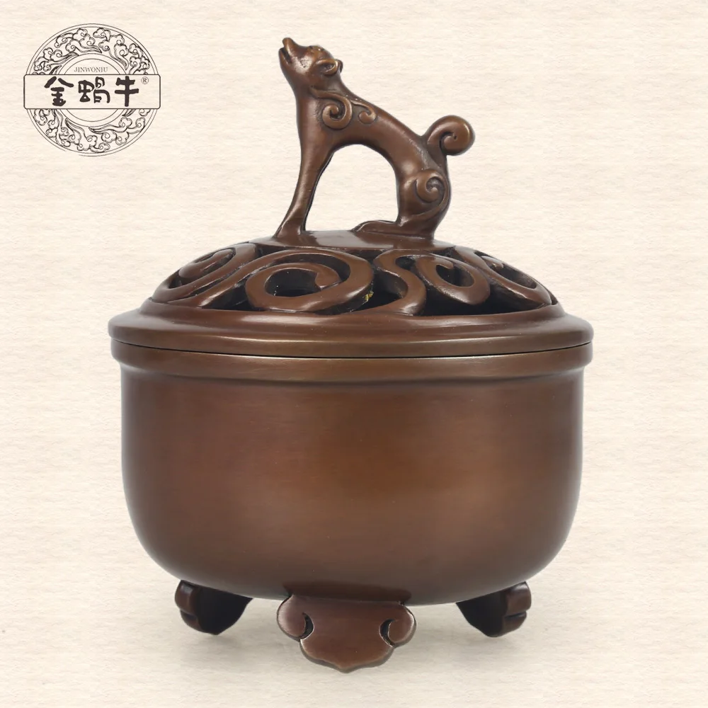 Incense 8# bases of pure copper auspicious animals smoked incense burner copper handmade copper furnace smoke incense road
Incense 8# bases of pure copper auspicious animals smoked incense burner copper handmade copper furnace smoke incense road