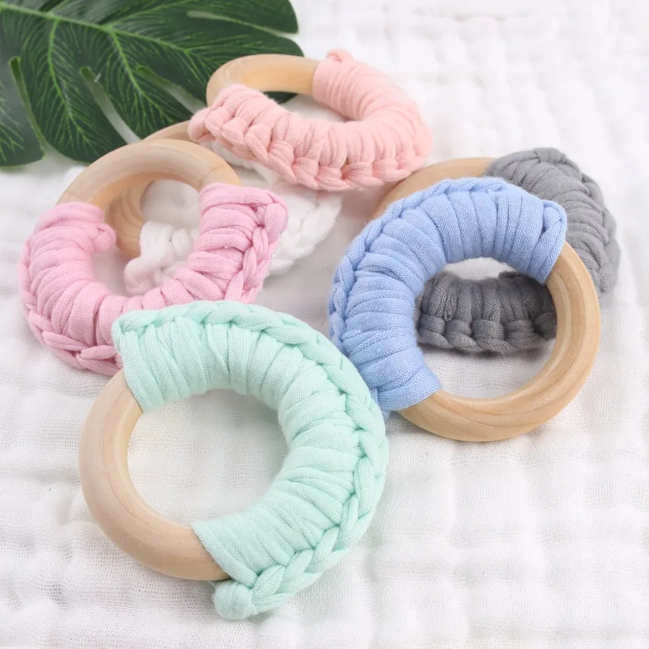 20pcs Wooden Teething Rings Cotton DIY Baby Accessories Waldorf Food Grade Wooden Teether Handmade BPA Free Baby Teethers
20pcs Wooden Teething Rings Cotton DIY Baby Accessories Waldorf Food Grade Wooden Teether Handmade BPA Free Baby Teethers