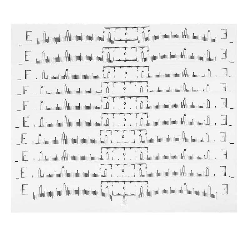 Disposable Accurate Permanent Makeup Eyebrow Shaping Tools Eyebrow Measurement Ruler Sticker 10pcs For microblading
Disposable Accurate Permanent Makeup Eyebrow Shaping Tools Eyebrow Measurement Ruler Sticker 10pcs For microblading