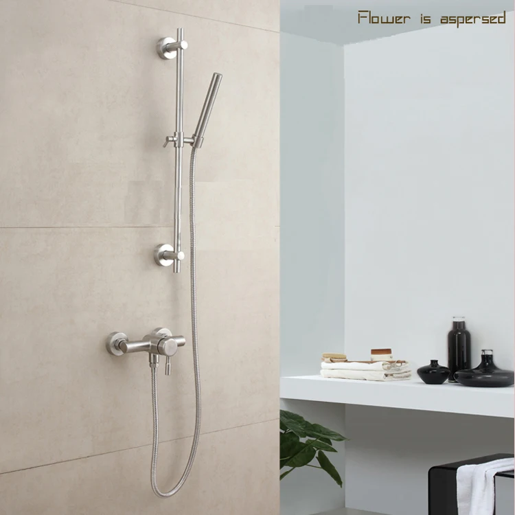 Stainless steel shower head cold and hot water brief style shower liftering shower head set 3052
Stainless steel shower head cold and hot water brief style shower liftering shower head set 3052
