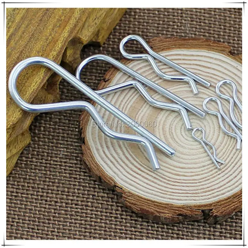 1.2mm*21mm Zinc Plated Spring Steel Spring Cotter Lock R Pin 100pcs/lot
1.2mm*21mm Zinc Plated Spring Steel Spring Cotter Lock R Pin 100pcs/lot