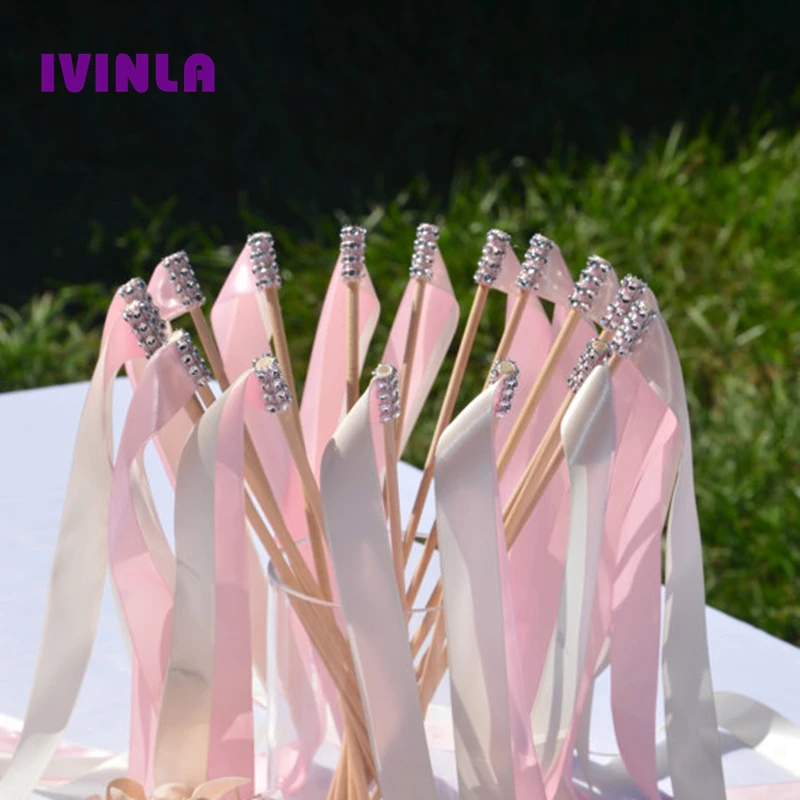Hot Selling Pink and Light Pink Chic Wedding Ribbon Wands party streamers ribbon sticks with rhinestones
Hot Selling Pink and Light Pink Chic Wedding Ribbon Wands party streamers ribbon sticks with rhinestones