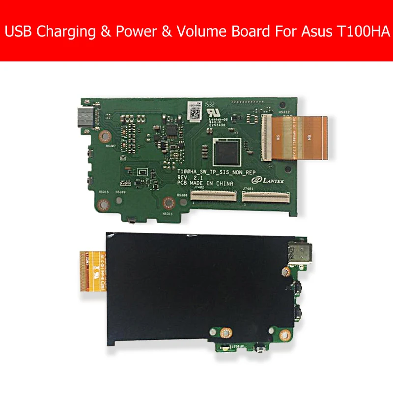 USB-порт для зарядки, плата для Asus Transformer Book T100HA T100TAF t100там, регулировка громкости вверх/вниз, замена гибкого кабеля
USB-порт для зарядки, плата для Asus Transformer Book T100HA T100TAF t100там, регулировка громкости вверх/вниз, замена гибкого кабеля