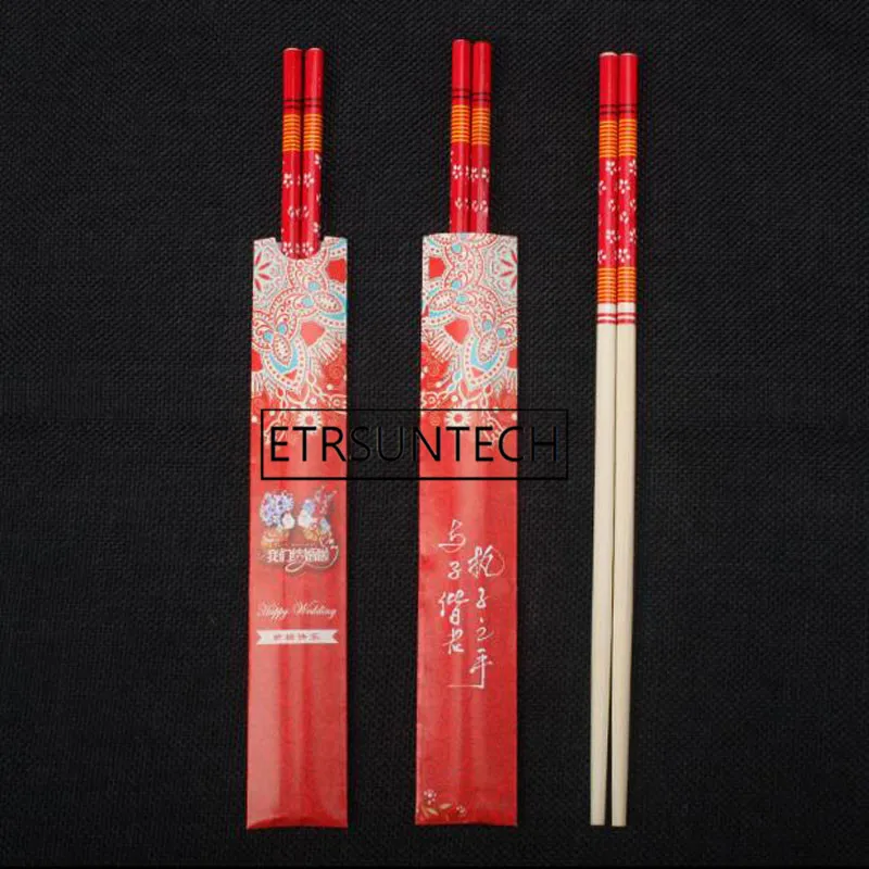 300pairs Bamboo Chopsticks For Present Dinner Set Classic Design Red Chinese Chopsticks Wedding Gift Individually Wrapped
300pairs Bamboo Chopsticks For Present Dinner Set Classic Design Red Chinese Chopsticks Wedding Gift Individually Wrapped