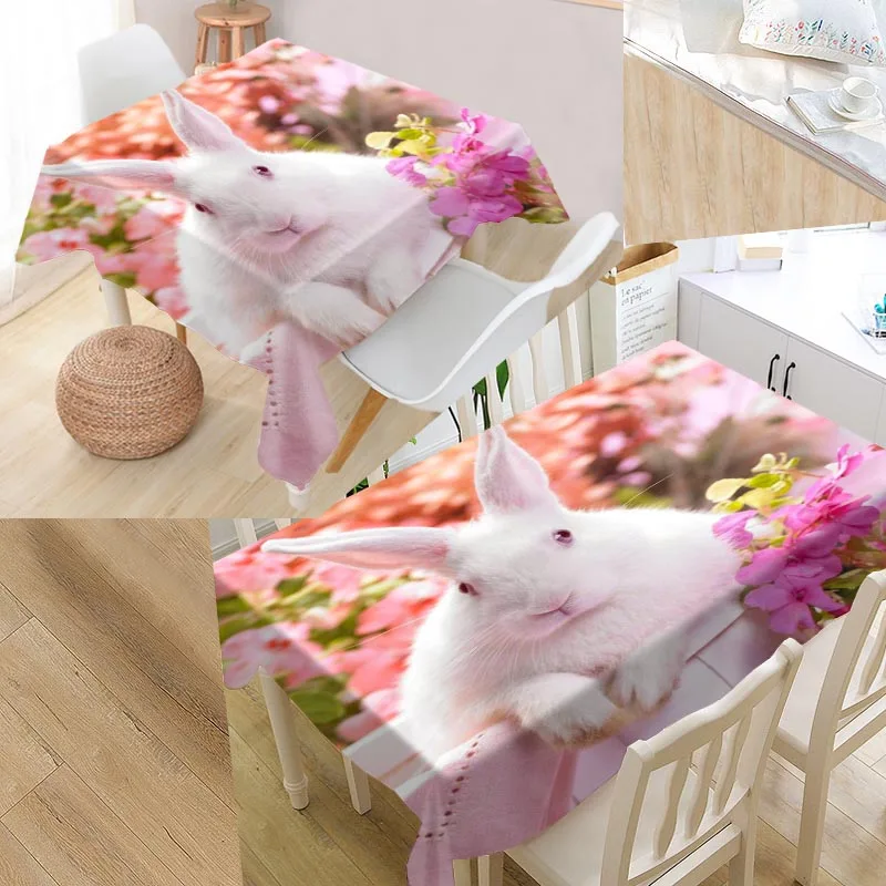 New Arrival Custom Cute rabbit Table Cloth Waterproof Oxford Fabric Rectangular Tablecloth Home Party Tablecloth
New Arrival Custom Cute rabbit Table Cloth Waterproof Oxford Fabric Rectangular Tablecloth Home Party Tablecloth