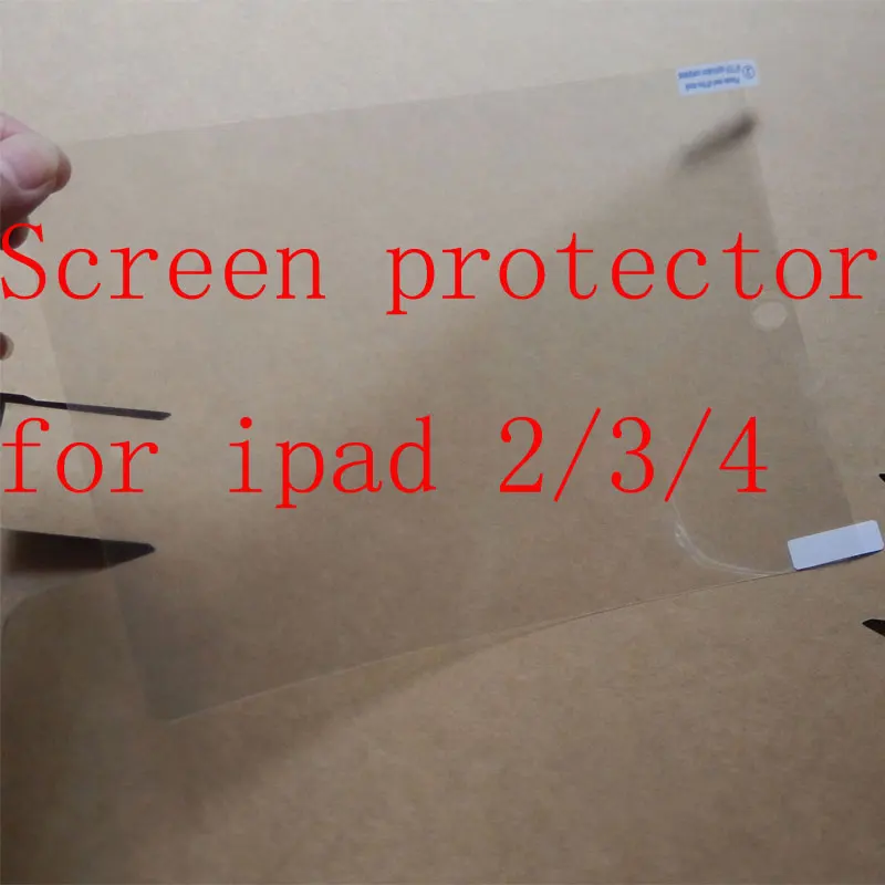 100pcs/lot For iPad 2 fro iPad 3 for iPad 4 Clear Screen Protector,Front LCD Screen Guard,Protective Film For iPad 2 3 4
100pcs/lot For iPad 2 fro iPad 3 for iPad 4 Clear Screen Protector,Front LCD Screen Guard,Protective Film For iPad 2 3 4