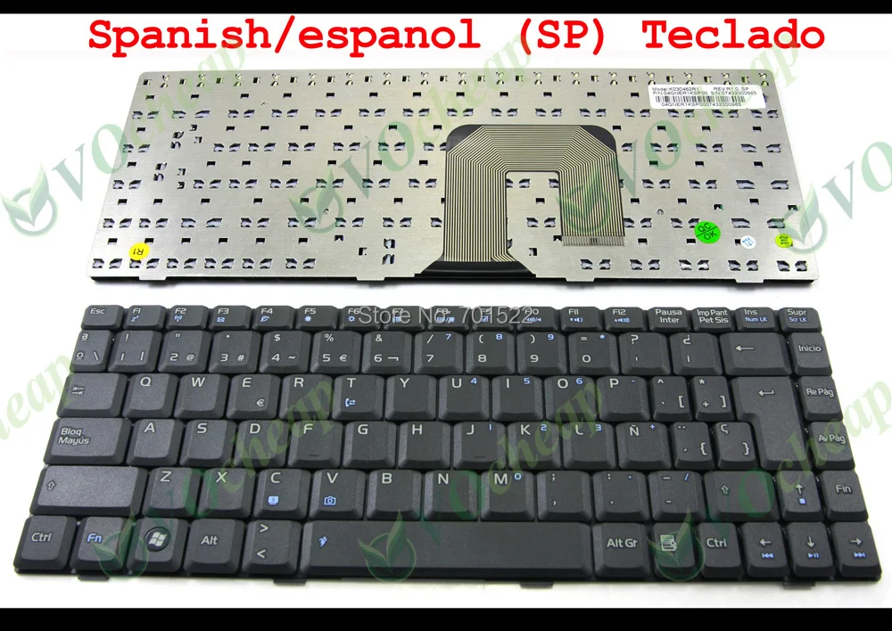 New Notebook Laptop Keyboard for ASUS F6 F6A F6E F6H F6S F6V F6Ve F9 U3 Series Black Spanish/espanol (SP) Teclado - K030462R1
New Notebook Laptop Keyboard for ASUS F6 F6A F6E F6H F6S F6V F6Ve F9 U3 Series Black Spanish/espanol (SP) Teclado - K030462R1