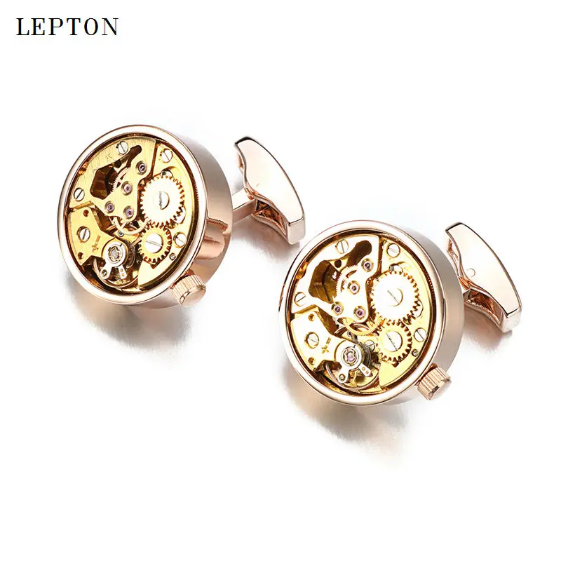 Non-Functional Watch Movement Cufflinks Stainless Steel Steampunk Gear Watch Mechanism Cuff links for Lepton Mens With Gift Box
Non-Functional Watch Movement Cufflinks Stainless Steel Steampunk Gear Watch Mechanism Cuff links for Lepton Mens With Gift Box