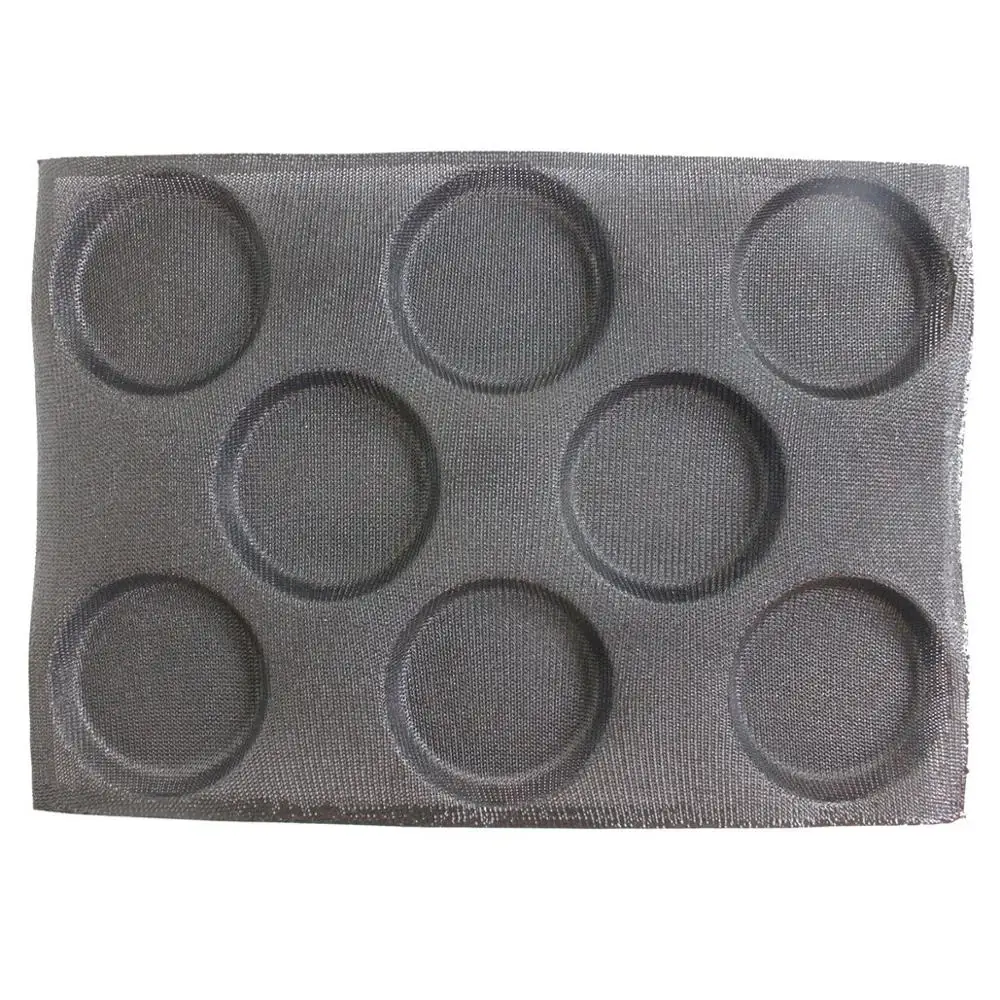 Non-stick Perforated Baking Mat for 4-inch Buns, 8 Molds 8 Cavities Silform Style Silicone Bun Pan
Non-stick Perforated Baking Mat for 4-inch Buns, 8 Molds 8 Cavities Silform Style Silicone Bun Pan