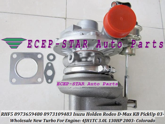 Турбокомпрессор Turbo RHF5 VIDW 8973109483 8973544234 VA430077 VC430077 VB430093 для ISUZU Rodeo Pickup 4JH1T 4JH1TC 3.0L 130 л.с.
Турбокомпрессор Turbo RHF5 VIDW 8973109483 8973544234 VA430077 VC430077 VB430093 для ISUZU Rodeo Pickup 4JH1T 4JH1TC 3.0L 130 л.с.