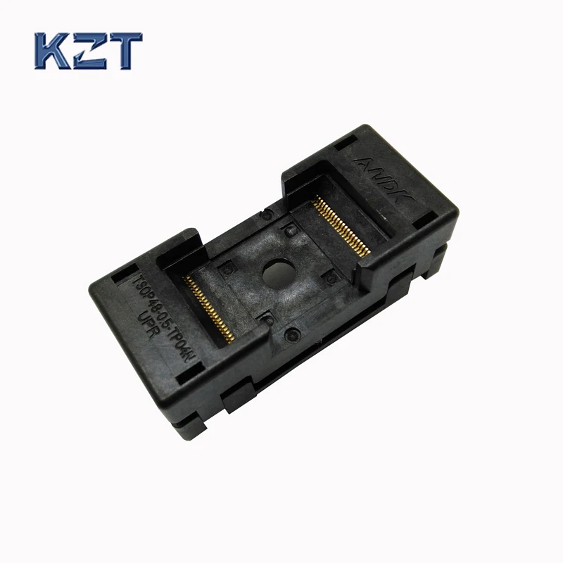 TSOP48 Long Open Top Burn in Socket Pin Pitch 0.5mm IC Test Socket Adapter The Transposon Adapter Conversion Block
TSOP48 Long Open Top Burn in Socket Pin Pitch 0.5mm IC Test Socket Adapter The Transposon Adapter Conversion Block