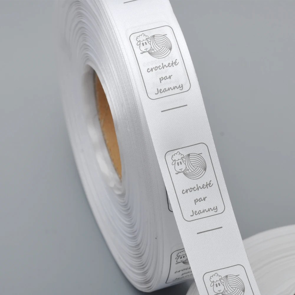 25mm 1inch Custom Made design white garment washing care label Satin clothing size tags washable labels in roll free shipping
25mm 1inch Custom Made design white garment washing care label Satin clothing size tags washable labels in roll free shipping