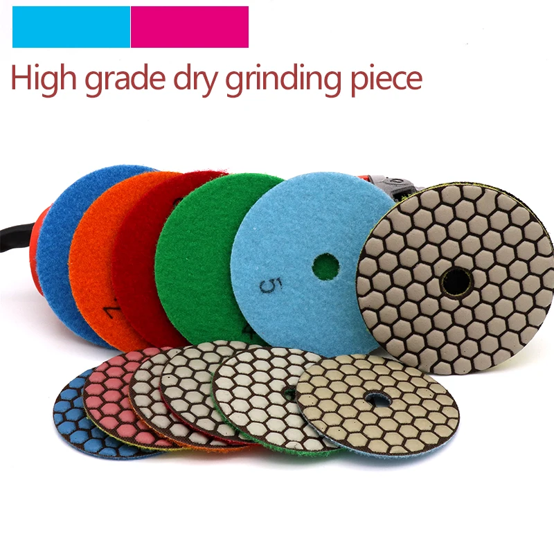 5pcs High Quality Dry Grinding Disc Polishing Buffing Pads + 1pcs stick for Granite Marble Stone Concrete Floor Air Sander Tools
5pcs High Quality Dry Grinding Disc Polishing Buffing Pads + 1pcs stick for Granite Marble Stone Concrete Floor Air Sander Tools