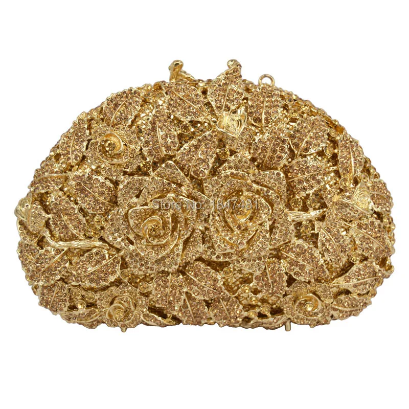 KHNMEET Luxury crystal clutch bags women Rose floral bridesmaid bag sac soiree party purse Handcraft colorful evening bags SC175
KHNMEET Luxury crystal clutch bags women Rose floral bridesmaid bag sac soiree party purse Handcraft colorful evening bags SC175