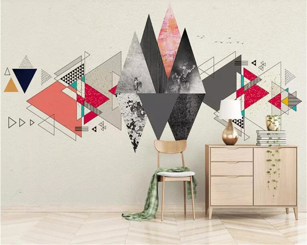 beibehang Nordic modern fashion classic stereo wallpaper simple personality geometric mural TV background wall papers home decor
beibehang Nordic modern fashion classic stereo wallpaper simple personality geometric mural TV background wall papers home decor