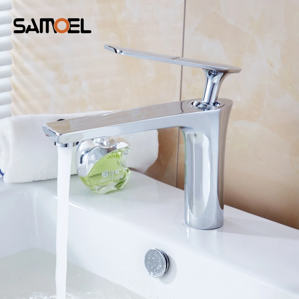 New Chrome Plated Brass Bathroom Basin Faucet Single Handle Hole Sink Mixer Tap 1167C
New Chrome Plated Brass Bathroom Basin Faucet Single Handle Hole Sink Mixer Tap 1167C